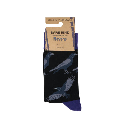 Save the Raven Bamboo Socks