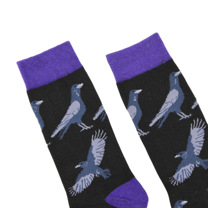 Save the Raven Bamboo Socks