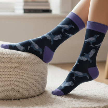 Save the Raven Bamboo Socks