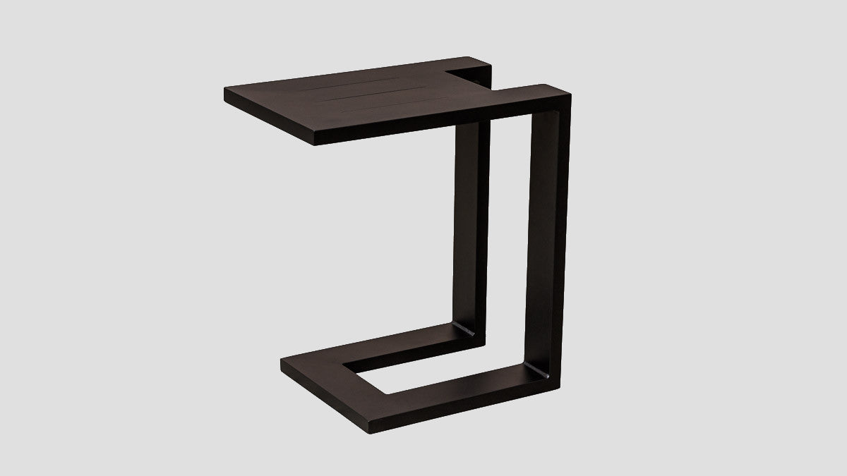 RECTANGULAR ALUMINIUM SIDE TABLE