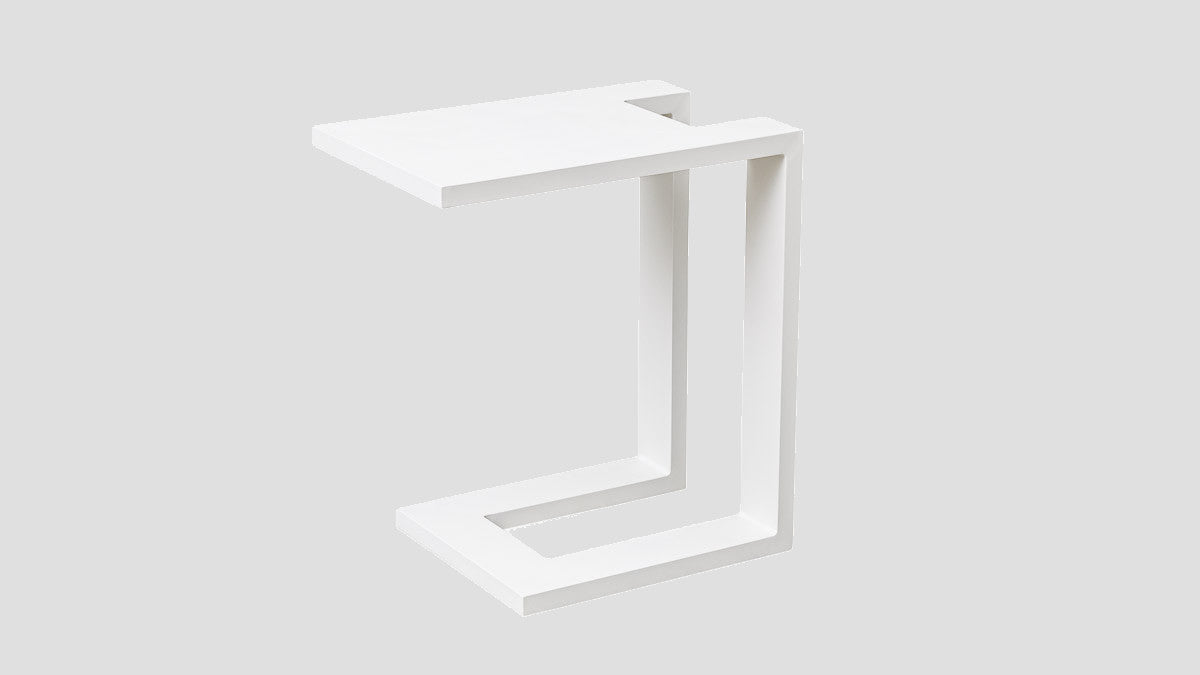RECTANGULAR ALUMINIUM SIDE TABLE