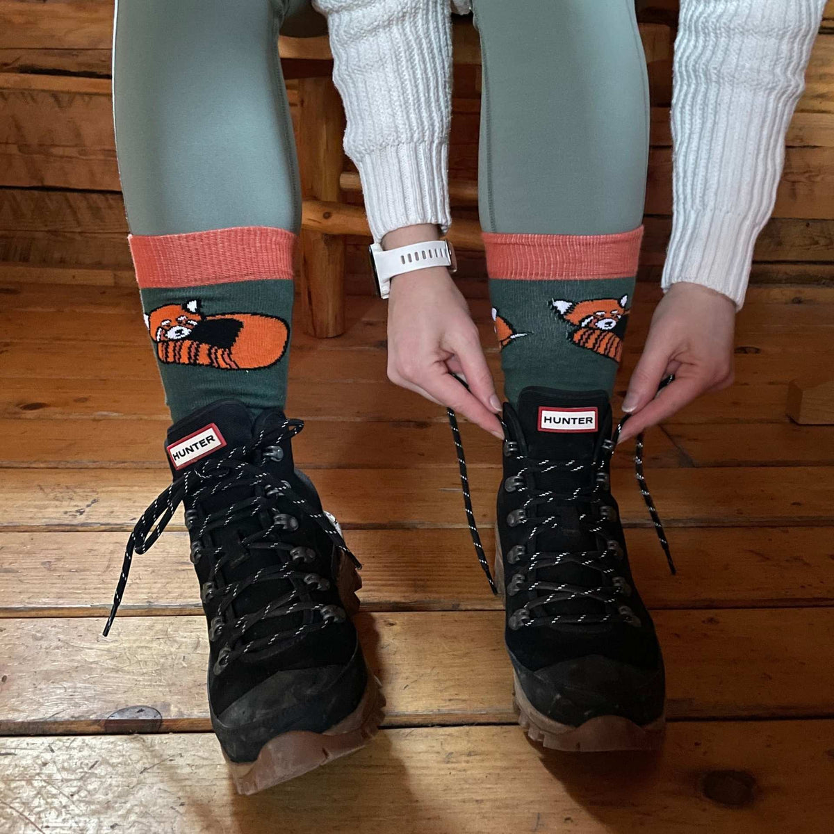 Save the Red Pandas Bamboo Socks