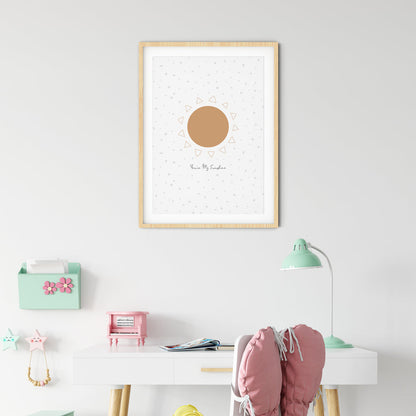 Wall Print |  You're My Sunshine