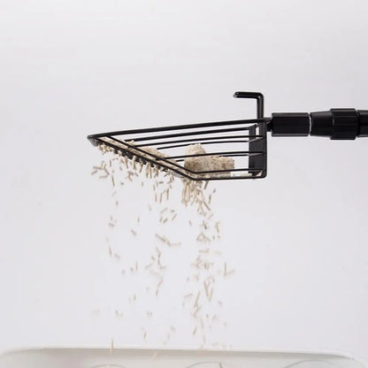 Extendable Chicken Coop Poop Scooper & Sifting Rake