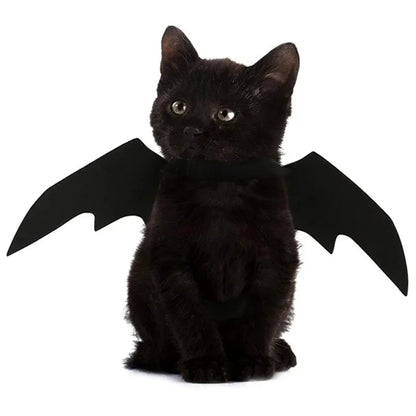 Halloween Bat Wings Pet Costume – Adjustable Cat & Dog Dress-Up Harness