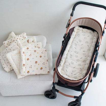 Baby Stroller Seat Cushion – Soft Breathable Pushchair Mattress Pad