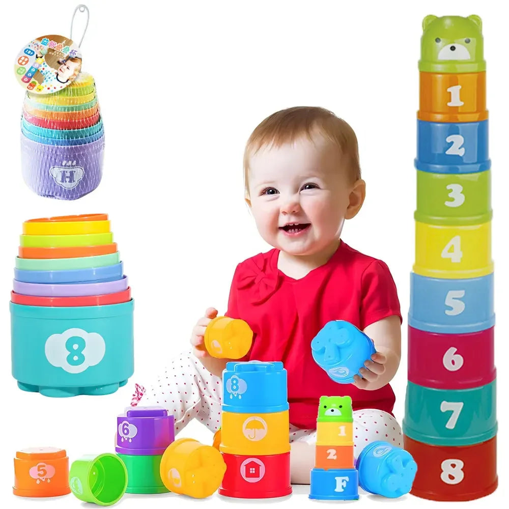 Educational Stacking Cups – Numbers, Letters & Early Learning Game