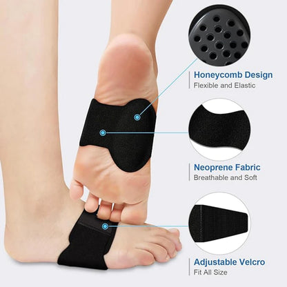 Arch Support Foot Pads – Cushioned Inserts for Flat Feet & Everyday Comfort (1 Pair)