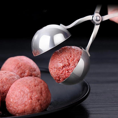 Stainless Steel Meatball Maker – Non-Stick Meat & Rice Ball Shaping Spoon