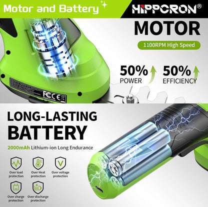 2-in-1 Cordless Hedge Trimmer & Grass Shears – Rechargeable 7.2V Garden Trimmer