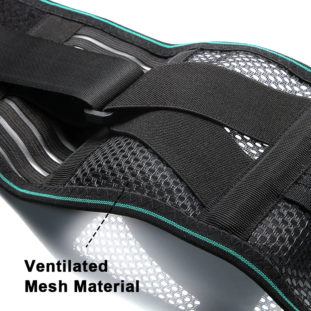 Adjustable Lumbar Support Belt – Breathable Lower Back Brace