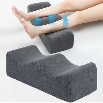 Contoured Leg Elevation Pillow – Support Cushion for Sleeping, Bed & Sofa