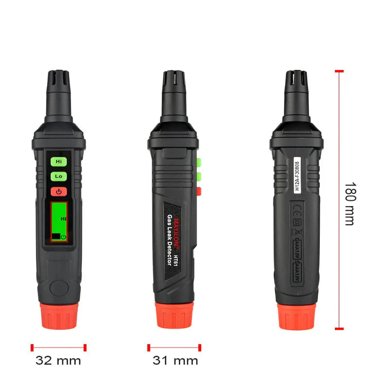 Portable Combustible Gas Leak Detector with Alarm