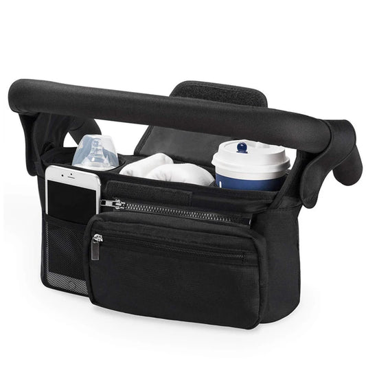 Universal Stroller Organiser Bag – Insulated Cup Holders & Storage