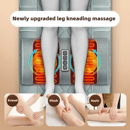 Full Body Massage Mattress with Heat – Air Compression & Vibration Massage Mat
