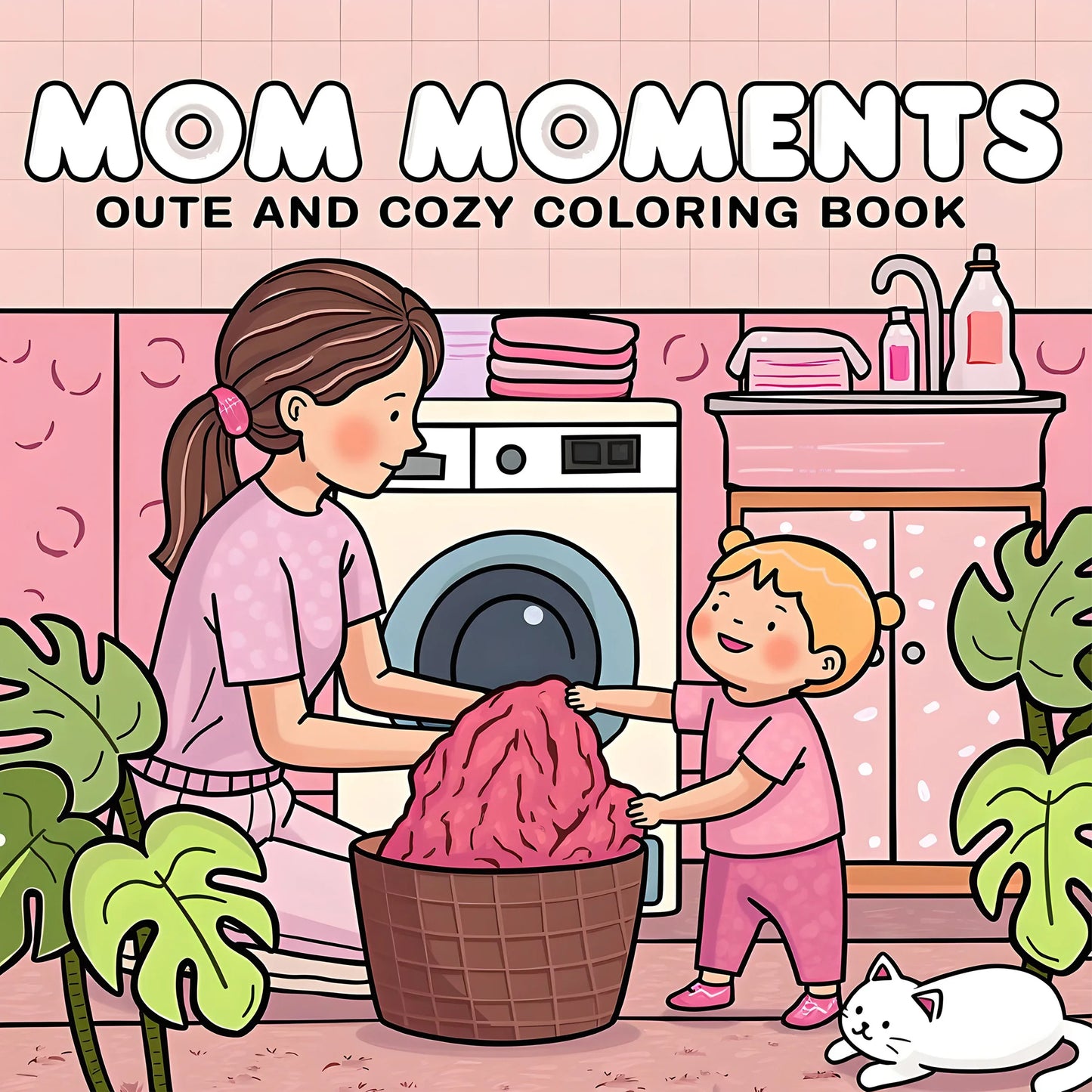 Cat Moments Adult Colouring Book – Relaxing Cat-Themed Colouring Book