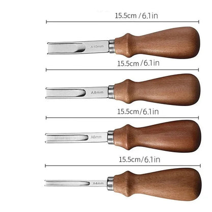 Leather Edge Beveler Skiving Tool (4 different sizes available)