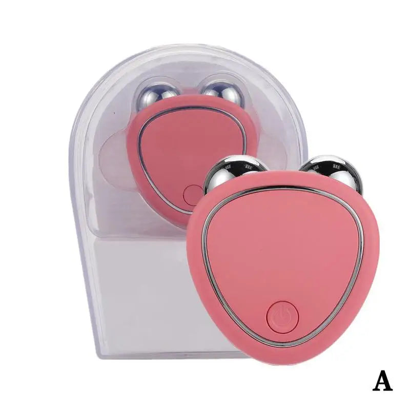 EMS Facial Massager Roller – Rechargeable Microcurrent Beauty Device for Face & Neck