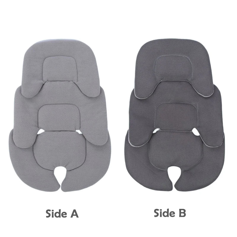 Universal Reversible Baby Stroller Seat Pad – Soft Double-Sided Pram & Car Seat Cushion