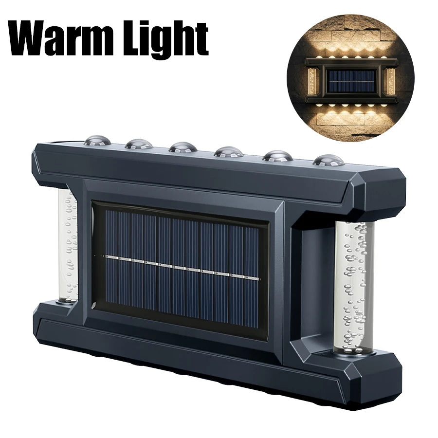 Solar LED Wall Light – Waterproof Up & Down Outdoor Garden Light