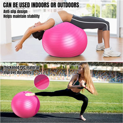 Pregnancy & Birthing Ball – Anti-Burst Yoga Ball for Labour, Stretching & Support