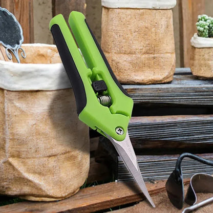 Garden Pruning Shears – Non-Slip Plant, Flower & Harvesting Scissors
