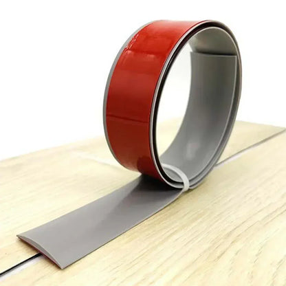 Self-Adhesive Vinyl Transition Strip – Floor Gap & Carpet Threshold Spacer (10 designs available)