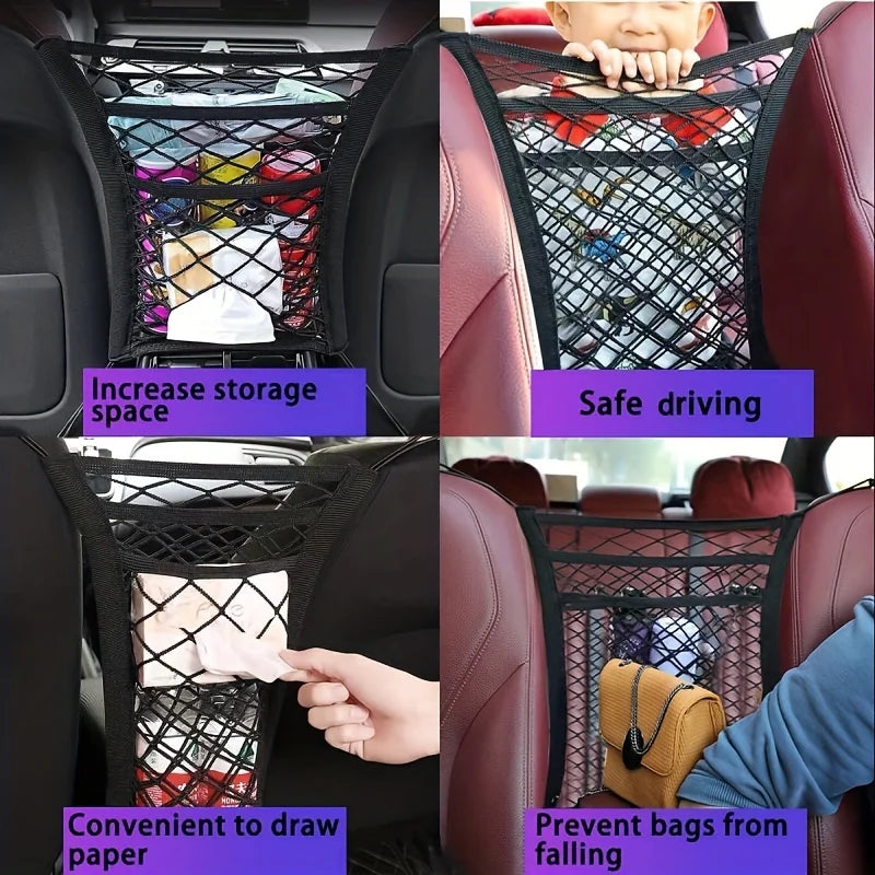 Seat Back Partition & Mesh Storage Net