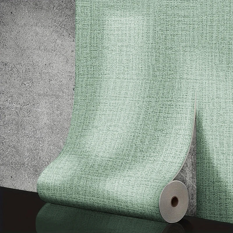 3D Linen Waterproof Self-Adhesive Wall Paper (5 colours available)
