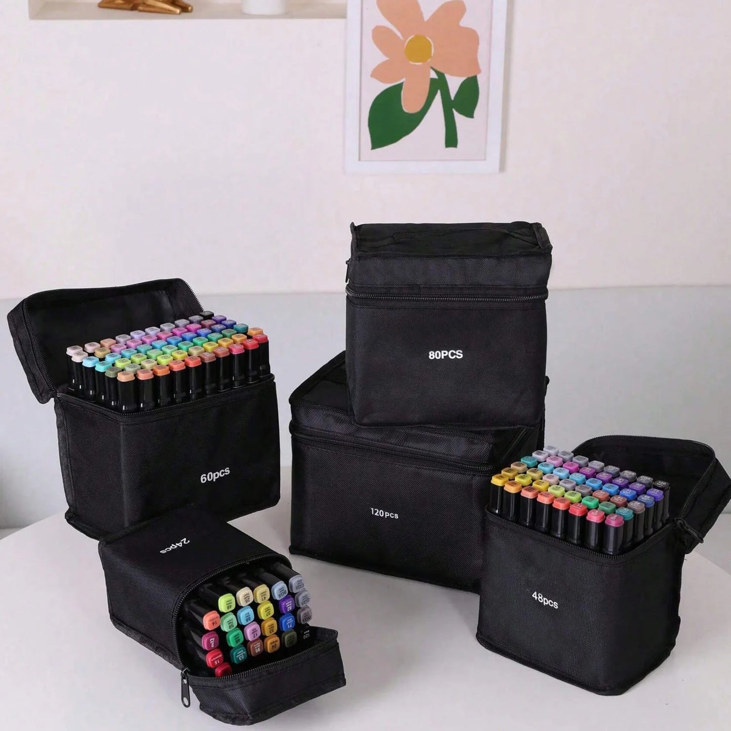 Dual Tip Alcohol Markers – Permanent Art & Illustration Marker Set (24–262 Colours)