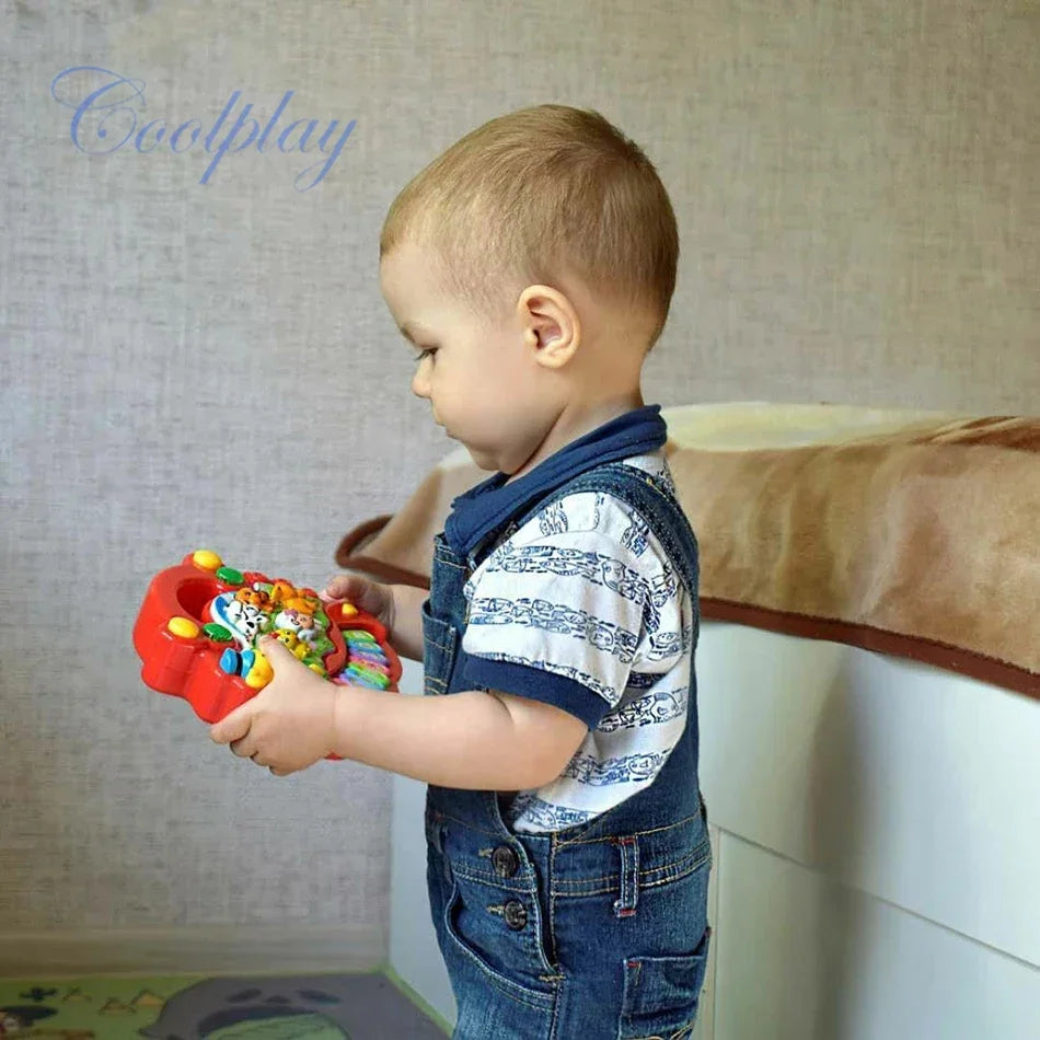 Kids Learning Piano Toy – Musical Keyboard with Animal Sounds & Lights