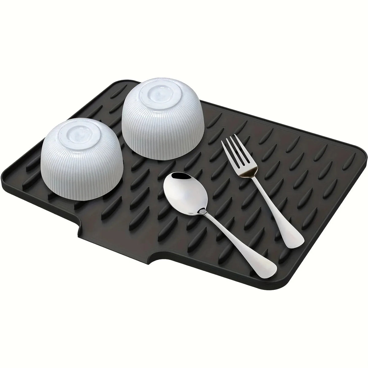 Silicone Kitchen Drain Mat – Non-Slip Sink & Countertop Drying Mat
