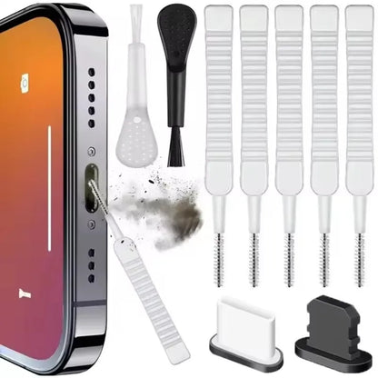 Phone Charging Port Cleaning Kit – Speaker, Earphone & USB Dust Removal Set