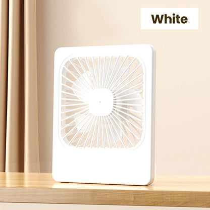 Portable Mini USB Rechargeable Desk Fan – Quiet Personal Cooling Fan for Home & Office