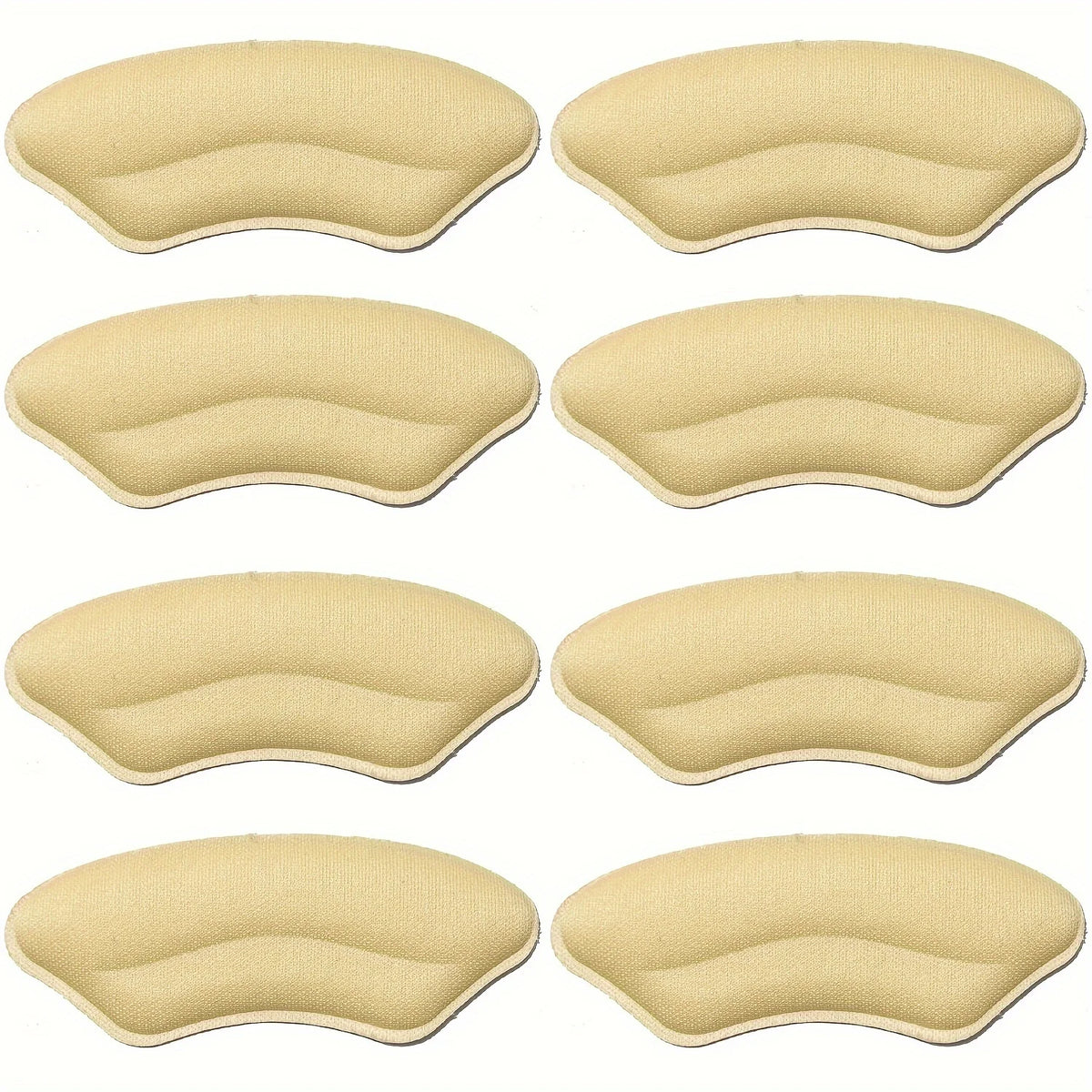 8-Pack Self-Adhesive Heel Pads – Shoe Inserts for Improved Fit & Comfort