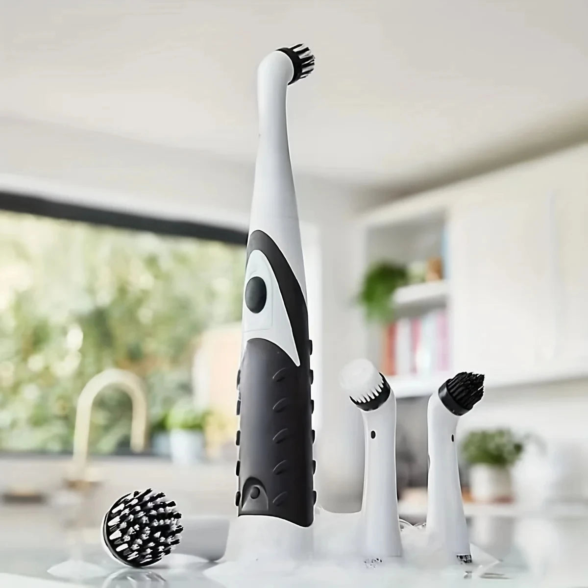 Electric Cleaning Brush Set – 4-in-1 Multi-Surface Power Scrubber