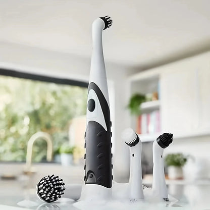 Electric Cleaning Brush Set – 4-in-1 Multi-Surface Power Scrubber