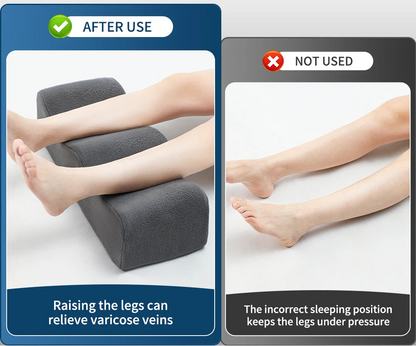Contoured Leg Elevation Pillow – Support Cushion for Sleeping, Bed & Sofa