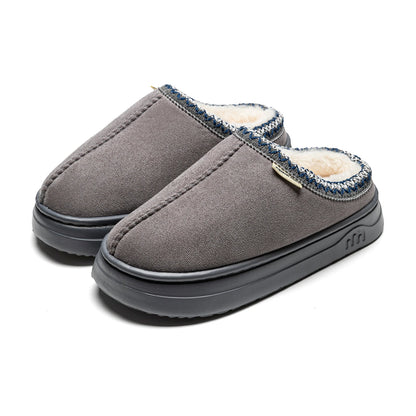 Plush Winter Slipper Boots – Warm Non-Slip Indoor & Outdoor House Slippers
