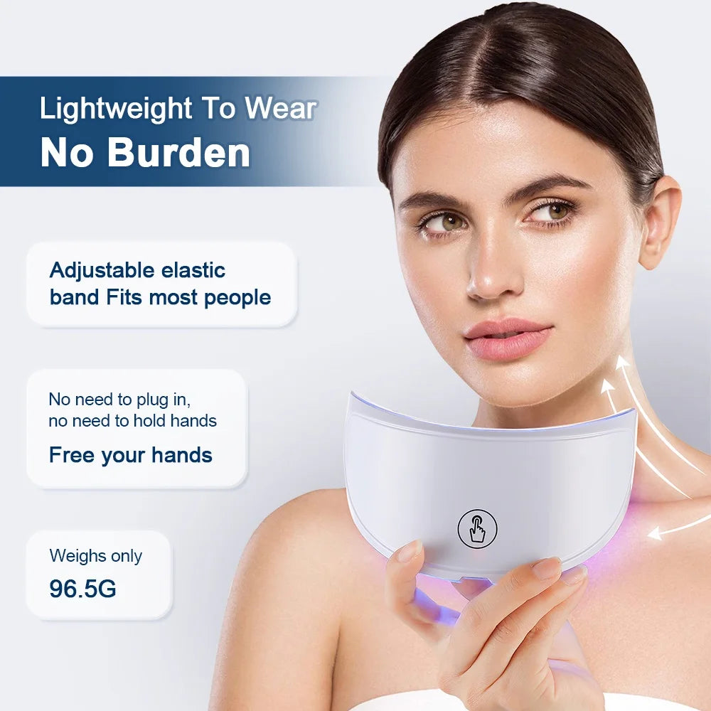 7-Colour LED Light Therapy Face & Neck Mask