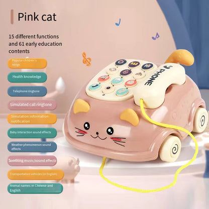 Musical Learning Telephone Toy with Lights