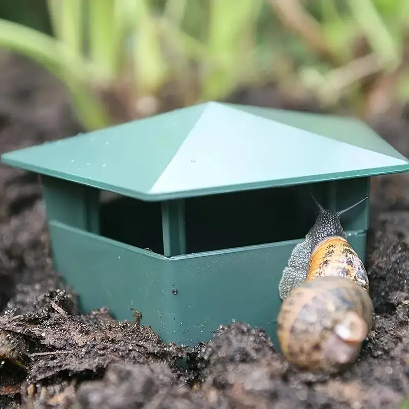 Reusable Snail & Slug Garden Trap – Covered Pest Control Station