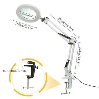 72LED 8X/10X USB Magnifying Glass with 3 Colours Light (10 different variants available)