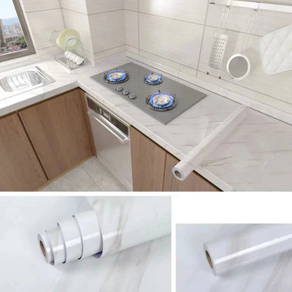 Marble Waterproof & Oil-Proof Wall Paper (40cm) (12 designs available)