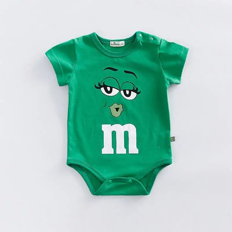 Baby Short Sleeve Romper – Soft Summer Bodysuit for Newborns & Infants