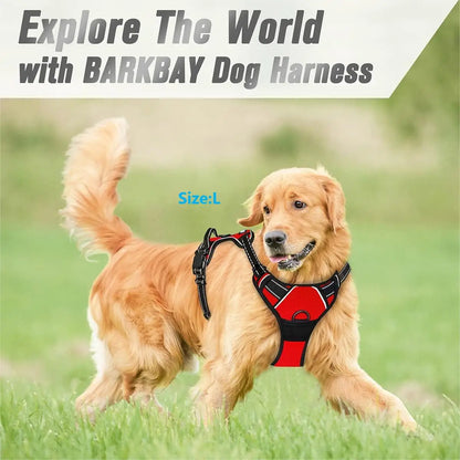 Heavy Duty Dog Harness – Reflective, Adjustable & Easy Control