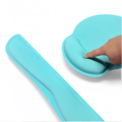 Ergonomic Keyboard Wrist Rest & Mouse Pad Set – 3-Piece Memory Foam Support Kit