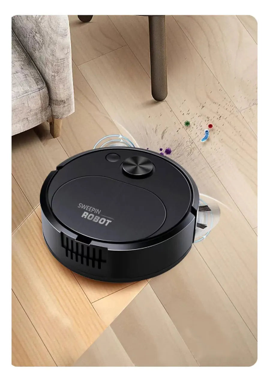 Mini Smart Robot Vacuum Cleaner – USB Rechargeable 3-in-1 Sweeper & Mop