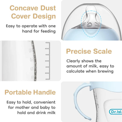 Baby Feeding Bottle (150/240/330ml) – BPA-Free Anti-Colic Bottle with Handles