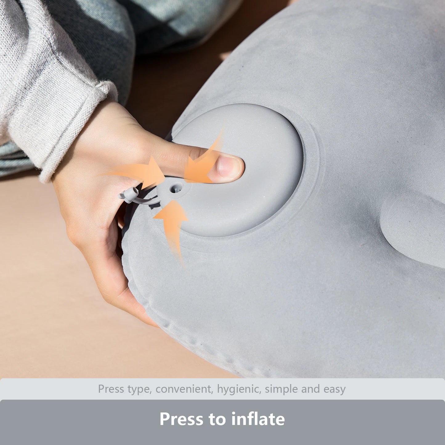 Inflatable Camping Pillow – Ultralight Travel & Hiking Air Pillow